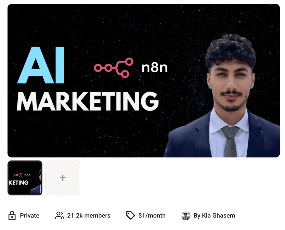 Kia Ghasem marketing community